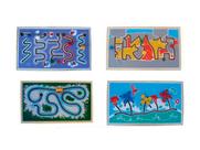 Brinquedos Educativos Painéis Psicomotores Ilustrados 4 Und