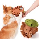 Brinquedos educativos para cães Squeaky Snuffle, brinquedo de pelúcia para animais de estimação, brinquedos coloridos para mastigar IQ para cães e brinquedos para filhotes, brinquedos de pelúcia interativos fofos, brinquedos de pelúcia para caça e
