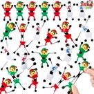 Brinquedos elásticos adesivos JOYIN Christmas Climbing Man x24 Kids