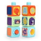 Brinquedos empilháveis Flybar Kidian Stack & Learn Cubes 6m+ com música