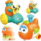 Brinquedos infantis Vusum Press & Go Push Cars para crianças de 1 a 4 anos