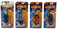 Brinquedos Kit C/4 Bonecos Naruto Sasuke Kakashi + Acessorio