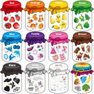 Brinquedos magnéticos de classificação de cores SpriteGru 60 Magnets para crianças