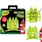 Brinquedos magnéticos de construção criados em azulejos Crayola Glow Doodle