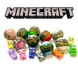 Brinquedos Minecraft Pequeno. Lembrancinha para Festa Minecraft. Kit com 15 Unidades.
