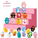 Brinquedos Mini Tumbler Para Crianças, 20 Peças, 3x3.6cm, Brinquedos De Animais, Lembrancinhas De