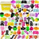 Brinquedos Mochi Squishy UUSYCUN Halloween 72 unidades para crianças de mais de 3 anos