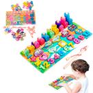 Brinquedos Montessoriano Pesca Madeira Classif Letras Formas