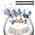 Brinquedos musicais para cadeirinhas MONSTIME Newborn 0-6 meses com chocalhos