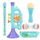 Brinquedos musicais Vanplay 5 em 1 Montessori para crianças de 2 a 3 anos