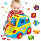 Brinquedos para bebês DUMMA Musical Bus de 6 a 18 meses com frutas/música/luz Brinquedos para bebês DUMMA Musical Bus de 6 a 18 meses com frutas/música/luz