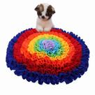 Brinquedos para cães tapete de snuffle brinquedos de quebra-cabeça para cães aumentam o alimentador de distribuição jogos de treinamento de filhotes de gato de estimação alimentando brinquedos para cães