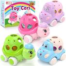 Brinquedos para carros de bebê XFFfun, pacote com 4, Rattle Push N Go, 6-18 meses