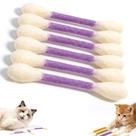 Brinquedos para Gatos em Forma de Cotonete, Kit com 6 Unidades com Catnip e Bastões Resistentes para Morder Brinquedos para Gatos em Forma de Cotonete, Kit com 6 Unidades com Catnip e Bastões Resistentes para Morder