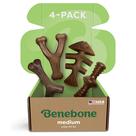 Brinquedos para mastigar cães Benebone Medium, pacote com 4 unidades para mastigadores agressivos