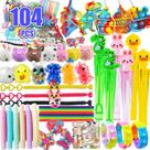 Brinquedos Party Favors Suxkbo 104 unidades para crianças de 4 a 10 anos