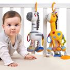 Brinquedos pendurados TUMAMA Plush Animals Baby Rattle, pacote com 2 unidades, 0-12 m