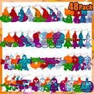 Brinquedos Pop Fidget WILSEA Christmas, 24 unidades para crianças e adultos