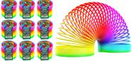 Brinquedos Rainbow Spring JA-RU Big para crianças (pacote com 9) de plástico