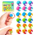 Brinquedos sensoriais Fidget Rings Zaxideel para crianças, pacote com 18