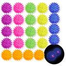 Brinquedos sensoriais Rubber Blinking Squishy Stress Relief, 24 unidades