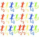 Brinquedos Sticky Lizards YARZFERI para lembrancinhas de festa infantis, 25 unidades