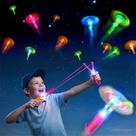 Brinquedos Voadores ProlPings 30 Unidades Foguetes de Estilingue com LED que Brilham no Escuro Brinquedos Voadores ProlPings 30 Unidades Foguetes de Estilingue com LED que Brilham no Escuro