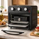 Britania Fritadeira Air Fryer Bella Cuccina BCFR05 127V e 220V 12L com 3 Níveis de Altura e Temporizador de 60 Minutos 1500W Aço Galvanizado