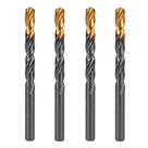Broca aco rapido profissional, nitreto de titanio, para metal, 10mm, 8pcs // gross