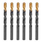 Broca aco rapido profissional, nitreto de titanio, para metal, 11mm, 6pcs // gross Broca aco rapido profissional, nitreto de titanio, para metal, 11mm, 6pcs // gross