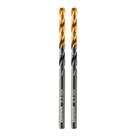 Broca aco rapido profissional, nitreto de titanio, para metal, 3,5mm, 2pcs // gross