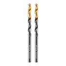 Broca aco rapido profissional, nitreto de titanio, para metal, 4,2mm, 2pcs // gross
