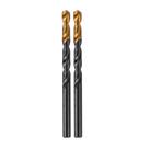Broca aco rapido profissional, nitreto de titanio, para metal, 6,5mm, 2pcs // gross