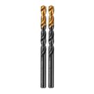 Broca aco rapido profissional, nitreto de titanio, para metal, 7,5mm, 2pcs // gross Broca aco rapido profissional, nitreto de titanio, para metal, 7,5mm, 2pcs // gross