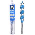 Broca Auger SOMADA Double Cut Blue 13 mm x 15 cm para madeira