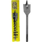 Broca Chata Madeira Hammer Para Dobradica Caneco 26Mm Broca Chata Madeira Hammer Para Dobradica Caneco 26Mm