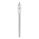 Broca chata para madeira 16 x 150 mm haste sextavada 1pc mtx