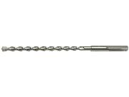 Broca de 16 X 340 Mm Em Metal Duro Com Encaixe Em Marteletes Sds Max Para Concreto E Parede Mtx