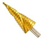 Broca De Aço Hss Escalonada 4 A 32mm Aço Rápido E Titânio Broca De Aço Hss Escalonada 4 A 32mm Aço Rápido E Titânio