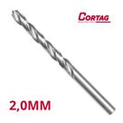 BROCA DE ACO RAPIDO 2,0 mm - PACOTE C/ 10 UN CORTAG COD 61910