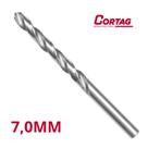 BROCA DE ACO RAPIDO 7,0 mm - PACOTE C/ 10 UN CORTAG COD 61923