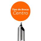 Broca De Centro Hss 60 Din 333a Diâmetro 2,50 X 6,30 Mm Dormer