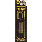 Broca de chave de fenda Best Way Tools T40 Torx 2,5 cm em aço carbono Broca de chave de fenda Best Way Tools T40 Torx 2,5 cm em aço carbono