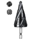 Broca de degrau IRONANT Cobalt M35 TiAlN com revestimento 1-1/8" Broca de degrau IRONANT Cobalt M35 TiAlN com revestimento 1-1/8"