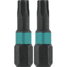 Broca de inserção Makita A-96578 Impactx T25 Torx 25mm, pacote com 2