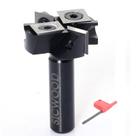 Broca de roteador de achatamento de placas SICWOOD 1/2", haste de 3,8 cm de diâmetro de corte