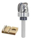 Broca de roteador Pattern Flush Trim SICWOOD, 1/4 de diâmetro, 1/4 de diâmetro