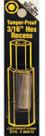 Broca de segurança hexagonal Best Way Tools 3/16" à prova de adulteração de 2,5 cm