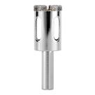 Broca diamantada para vidro, 22mm, haste triangular, 1pc mtx