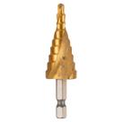Broca Escalonada 4-20mm 9 Passos Aço Rápido HSS Profissional - EDA